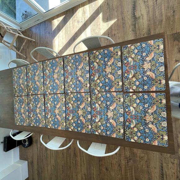 Pimpernel William Morris “Strawberry Thief” Placemats Set of 12 Arts & Crafts - Picture 8 of 12